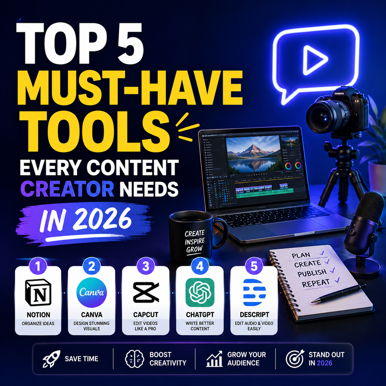 Tools Every Content Creator Needs